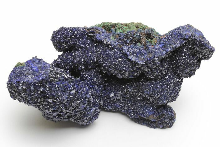 Sparkling Azurite Crystal Cluster - China #215849